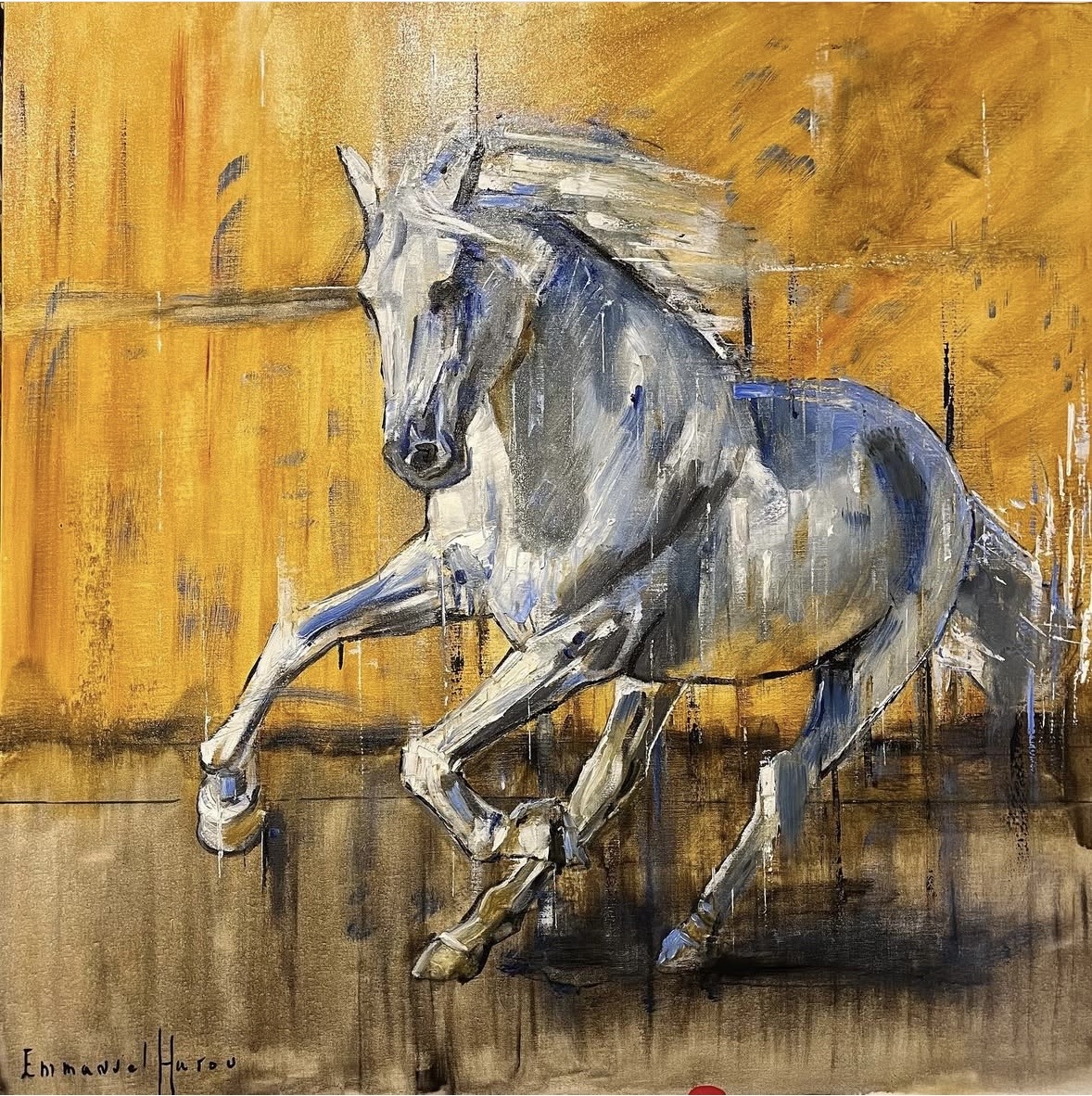 Cheval galop or